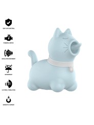 INTENSE ESTIMULADOR PUPPY LENGUA ROTADORA 360º PARA CLITORIS AZUL